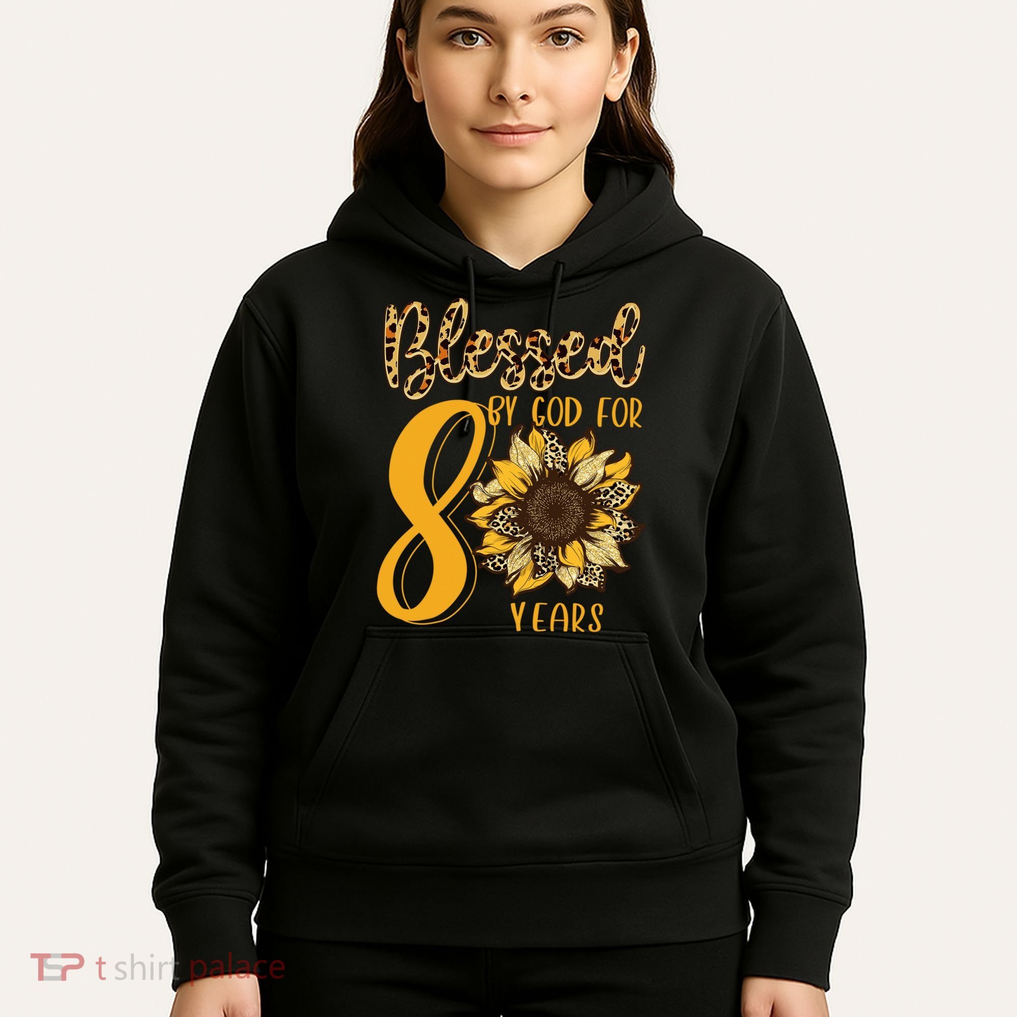 Blessed By God For 80 Years 80th Birthday Hoodie