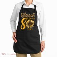 Blessed By God For 80 Years 80th Birthday Apron thumb 2