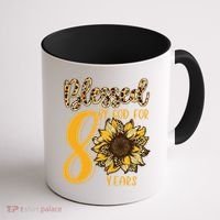 Blessed By God For 80 Years 80th Birthday Coffee Mug thumb 1