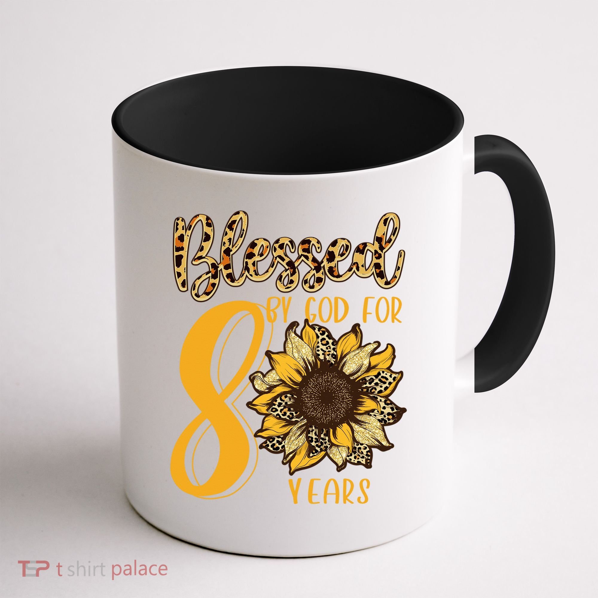 Blessed By God For 80 Years 80th Birthday Coffee Mug