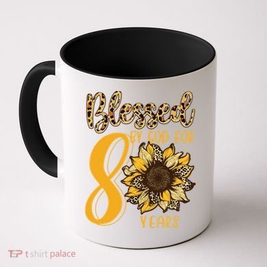 Blessed By God For 80 Years 80th Birthday Coffee Mug