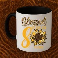 Blessed By God For 80 Years 80th Birthday Coffee Mug thumb 2