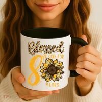 Blessed By God For 80 Years 80th Birthday Coffee Mug thumb 3