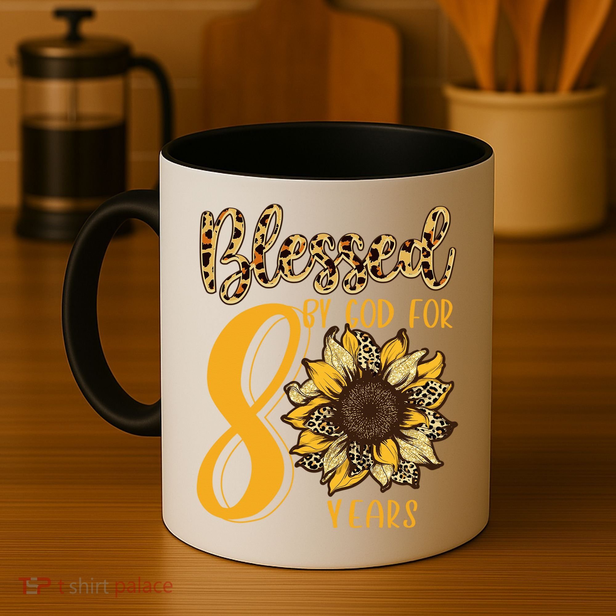 Blessed By God For 80 Years 80th Birthday Coffee Mug