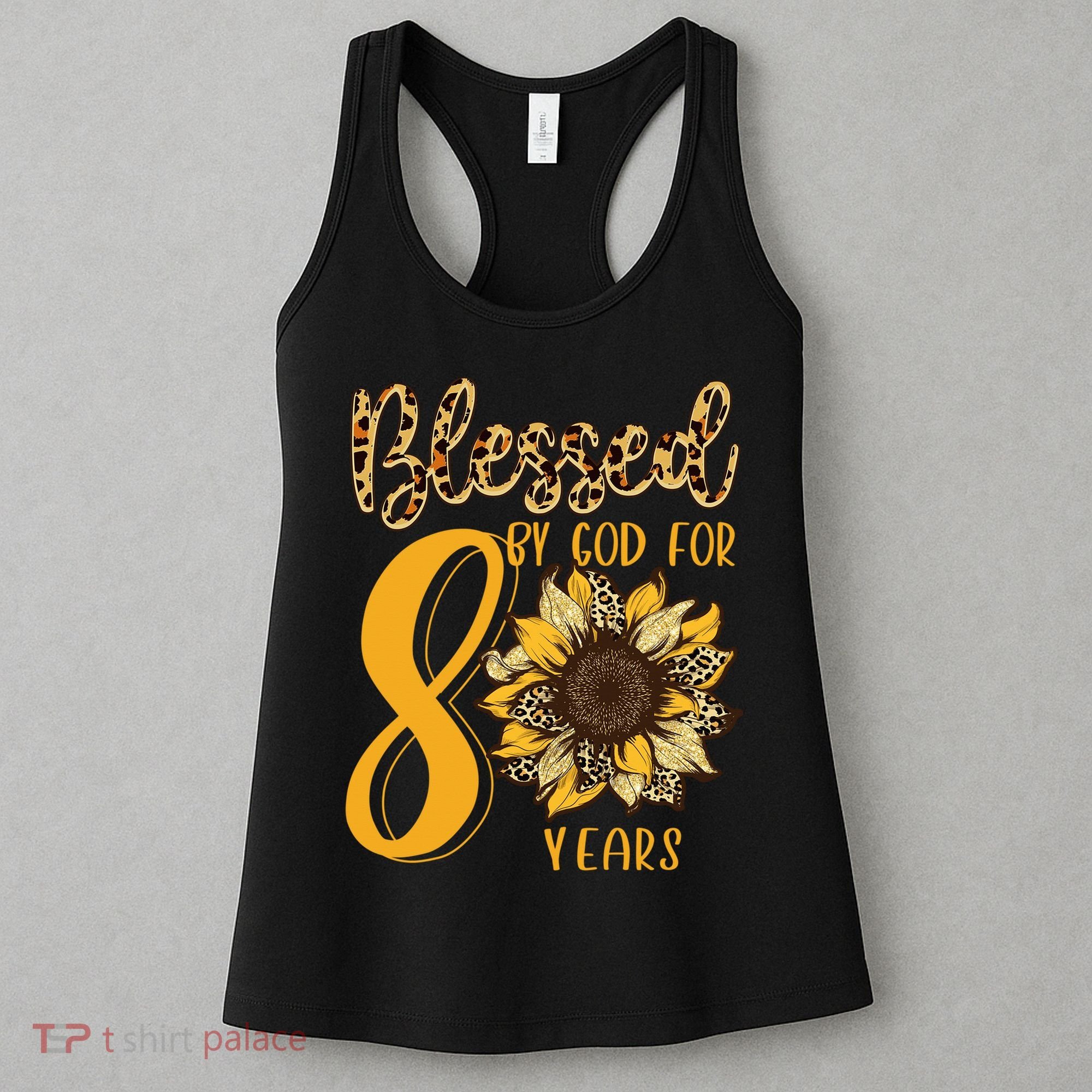 Blessed By God For 80 Years 80th Birthday Women's Tank Top