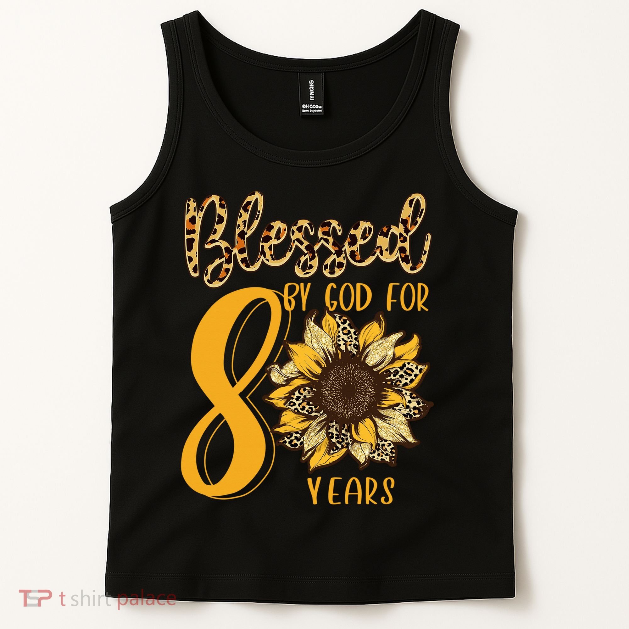Blessed By God For 80 Years 80th Birthday Tank Top