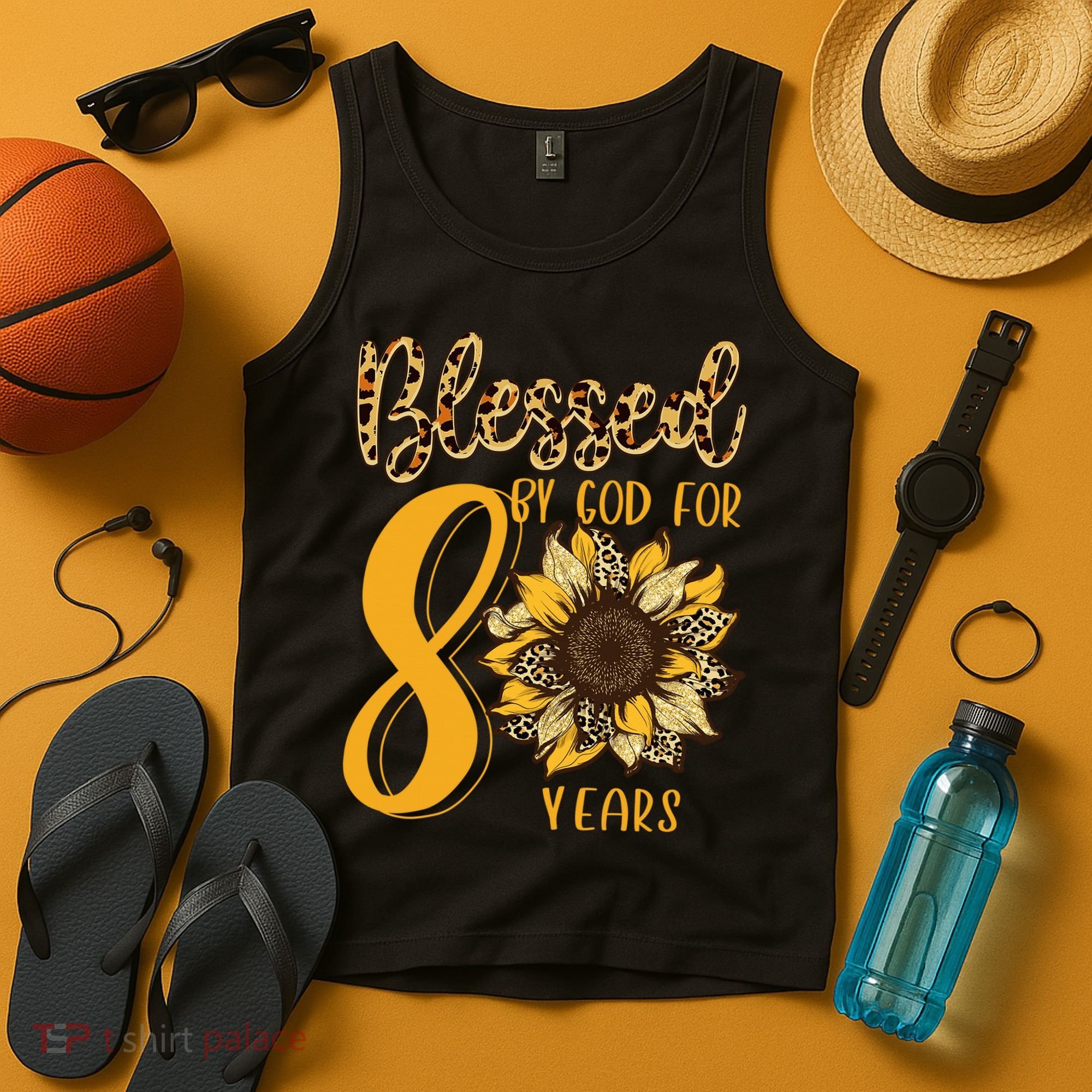 Blessed By God For 80 Years 80th Birthday Tank Top