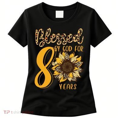Blessed By God For 80 Years 80th Birthday Women's T-Shirt