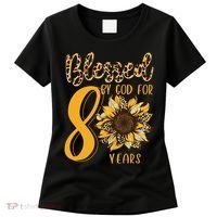 Blessed By God For 80 Years 80th Birthday Women's T-Shirt thumb 0