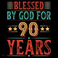 Blessed By God For 90 Year Christian 90th Birthday Coffee Mug thumb 5