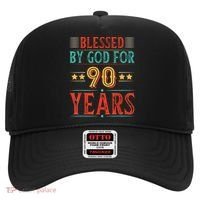 Blessed By God For 90 Year Christian 90th Birthday Hat thumb 0