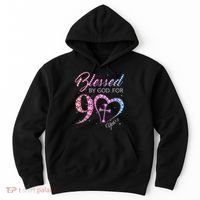 Blessed By God For 90 Years 90th Birthday Hoodie thumb 0