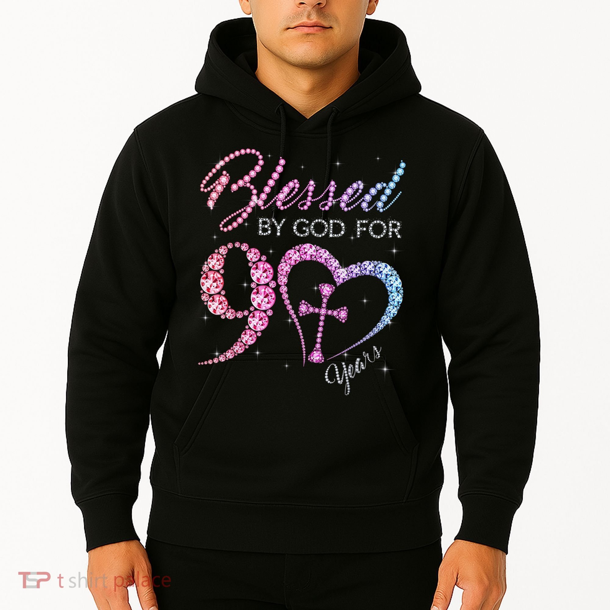 Blessed By God For 90 Years 90th Birthday Hoodie