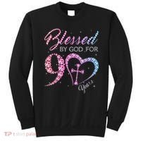 Blessed By God For 90 Years 90th Birthday Sweatshirt thumb 0