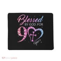 Blessed By God For 90 Years 90th Birthday Mousepad thumb 0