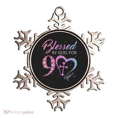 Blessed By God For 90 Years 90th Birthday Ornament