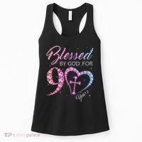Blessed By God For 90 Years 90th Birthday Women's Tank Top thumb 0