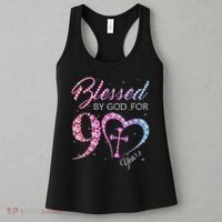 Blessed By God For 90 Years 90th Birthday Women's Tank Top thumb 3