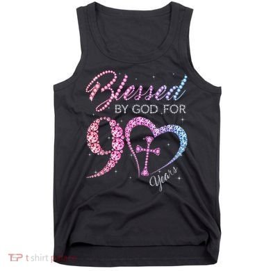 Blessed By God For 90 Years 90th Birthday Tank Top