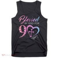 Blessed By God For 90 Years 90th Birthday Tank Top thumb 0