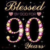 Blessed By God For 90 Years Old 90th Birthday Party Coffee Mug thumb 5