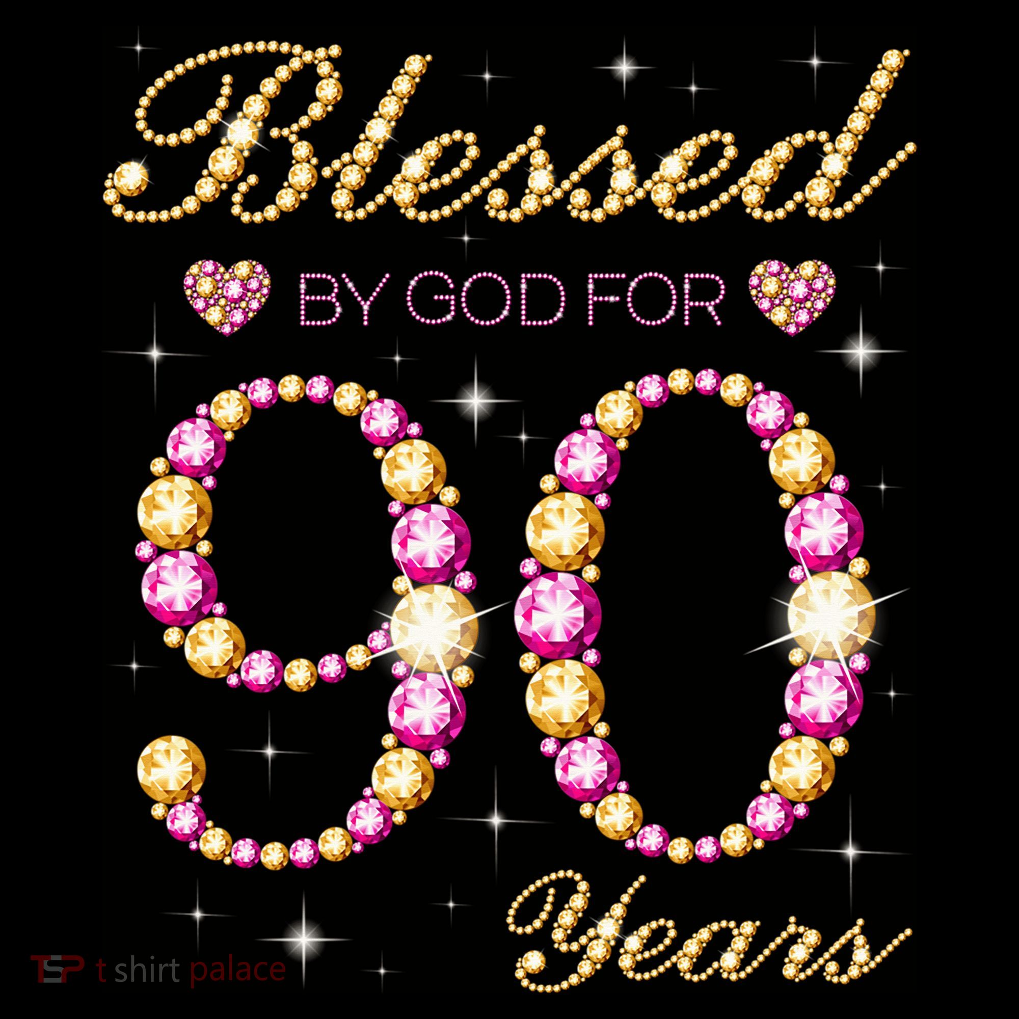 Blessed By God For 90 Years Old 90th Birthday Party Coffee Mug
