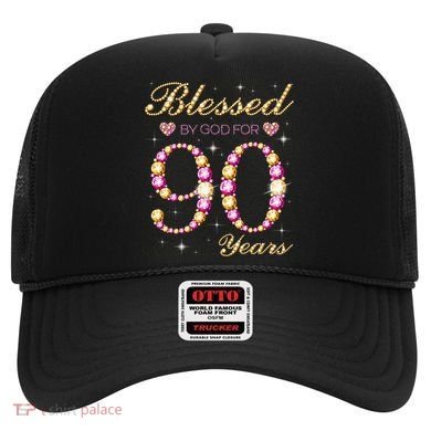 Blessed By God For 90 Years Old 90th Birthday Party Hat