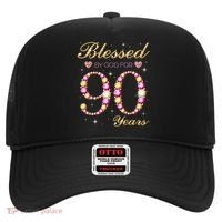 Blessed By God For 90 Years Old 90th Birthday Party Hat thumb 0