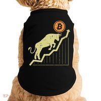 Bitcoin Bull Graph Bullish Btc Crypto Cryptocurrency Trader Doggie Tank thumb 0