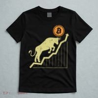 Bitcoin Bull Graph Bullish Btc Crypto Cryptocurrency Trader T-Shirt thumb 5