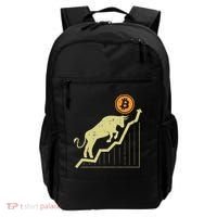 Bitcoin Bull Graph Bullish Btc Crypto Cryptocurrency Trader Backpack thumb 0