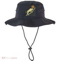 Bitcoin Bull Graph Bullish Btc Crypto Cryptocurrency Trader Bucket Hat thumb 0