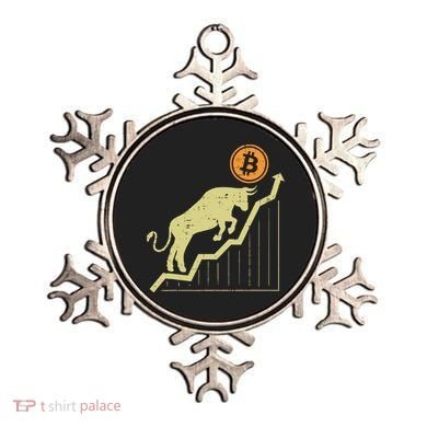 Bitcoin Bull Graph Bullish Btc Crypto Cryptocurrency Trader Ornament
