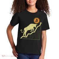 Bitcoin Bull Graph Bullish Btc Crypto Cryptocurrency Trader Kids T-Shirt thumb 2