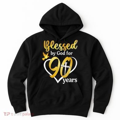 Blessed By God For 90 Years Old 90th Birthday Party Hoodie