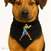 Boxing Boxer Gift USA-Made Doggie Bandana thumb 1