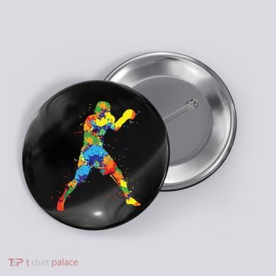 Boxing Boxer Gift Button
