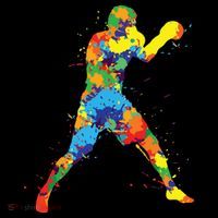 Boxing Boxer Gift Visor thumb 3