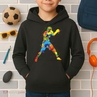 Boxing Boxer Gift Kids Hoodie thumb 2