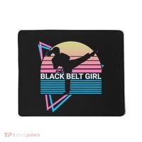 Black Belt Girl Judo Karate Jiu Jitsu Taekwondo Aikido Mousepad thumb 0