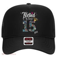 Blessed By God For 15 Years 15th Birthday Anniversary Hat thumb 0