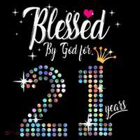 Blessed By God For 21 Years 21st Birthday Anniversary Coffee Mug thumb 5