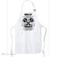 Built By God Powered By Jesus Car Engine Pistons Apron thumb 0