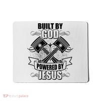 Built By God Powered By Jesus Car Engine Pistons Mousepad thumb 0