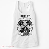 Built By God Powered By Jesus Car Engine Pistons Women's Tank Top thumb 0