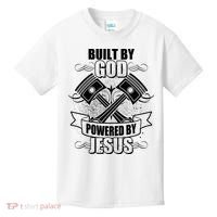 Built By God Powered By Jesus Car Engine Pistons Kids T-Shirt thumb 0