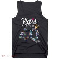 Blessed By God For 40 Years 40th Birthday Anniversary Tank Top thumb 0