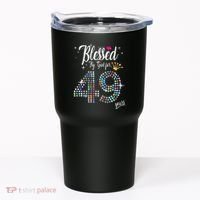 Blessed By God For 49 Years 49th Birthday Anniversary Tumbler thumb 0