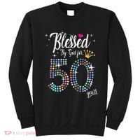 Blessed By God For 50 Years 50th Birthday Anniversary Sweatshirt thumb 0