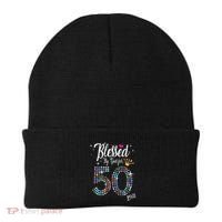 Blessed By God For 50 Years 50th Birthday Anniversary Beanie thumb 0